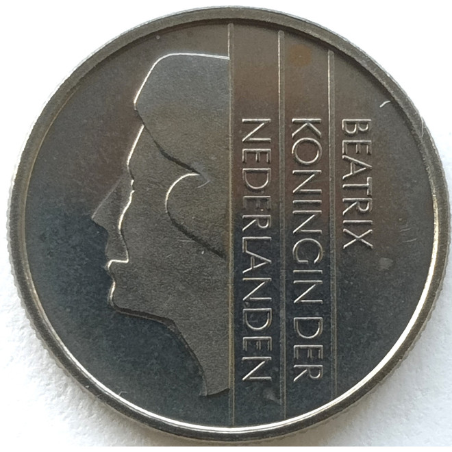 Rewers monety Holandia 10 Cent 1987