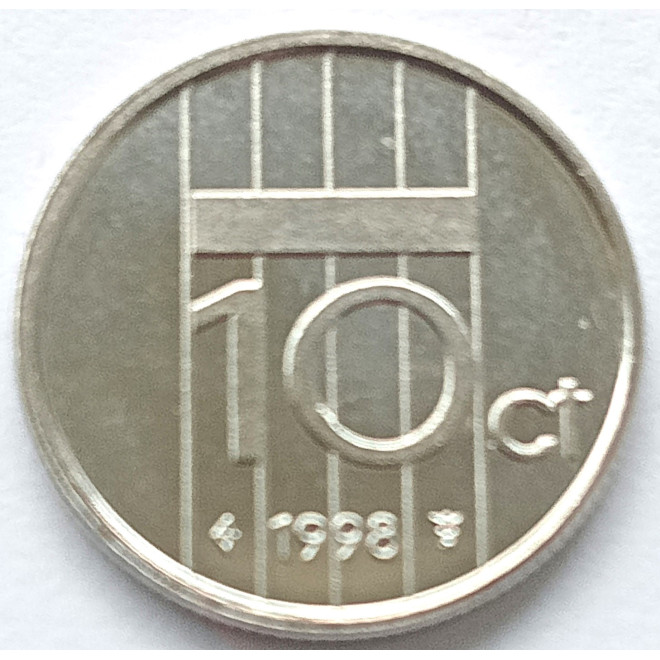 Moneta Holandia 10 Cent 1987