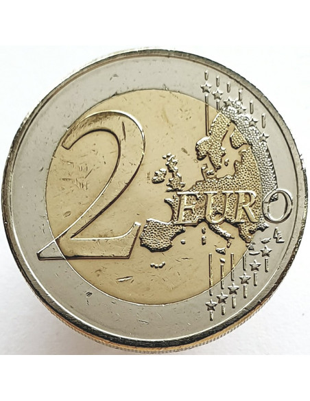 Rewers monety Holandia 2 euro 2011 Erazm z Rotterdamu
