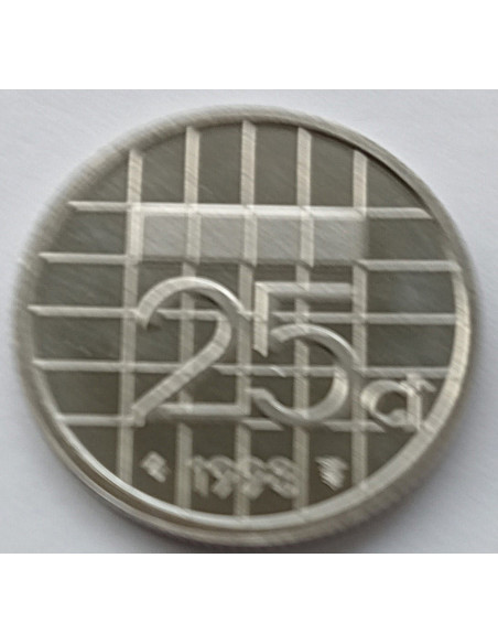 Moneta Holandia 25 Cent 1987