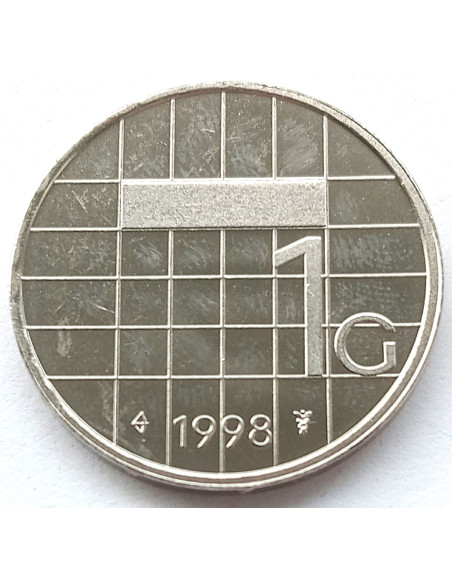 Moneta Holandia 1 Gulden 1987