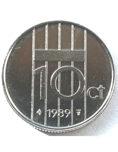Rewers monety Holandia 10 Cent 1988 2
