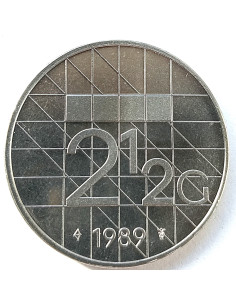 Rewers monety Holandia 25 Gulden 1988 2