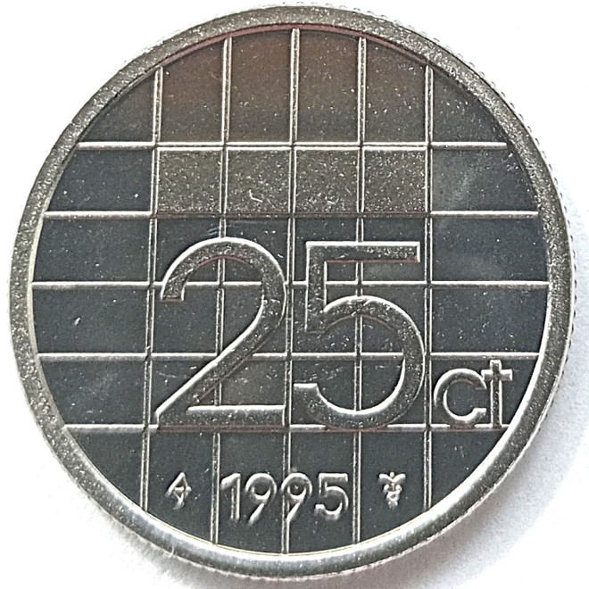Moneta Holandia 25 Cent 1994
