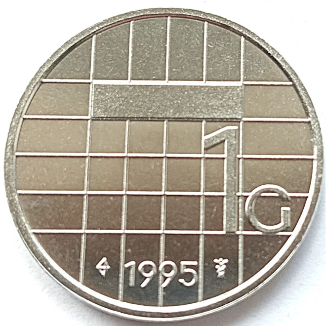 Moneta Holandia 1 Gulden 1994