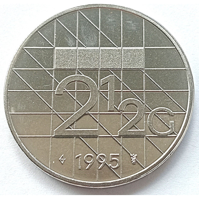Moneta Holandia 2,5  Gulden 1994