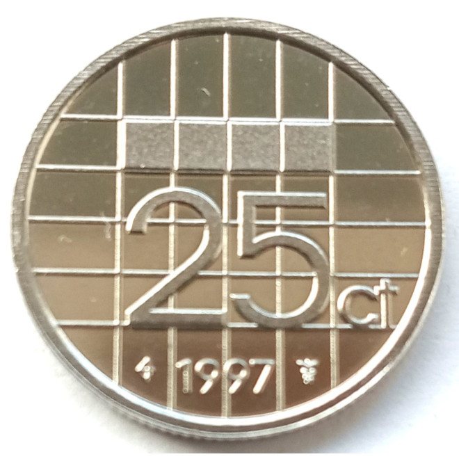Moneta Holandia 25 Cent 1994