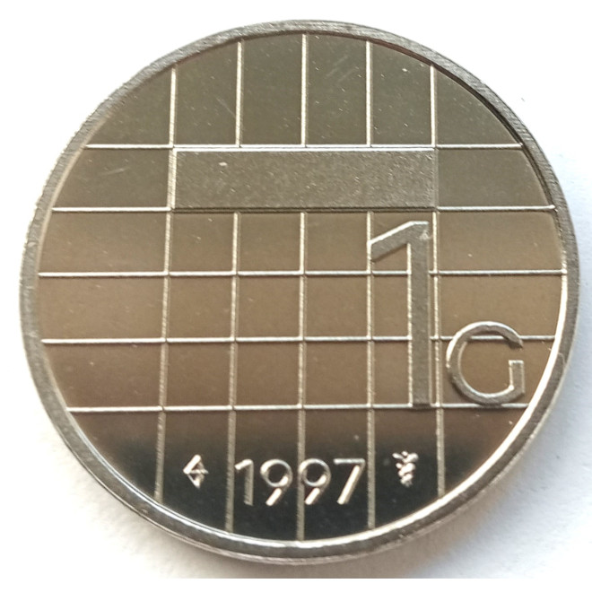 Moneta Holandia 1 Gulden 1994