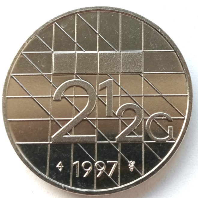 Moneta Holandia 2,5  Gulden 1994