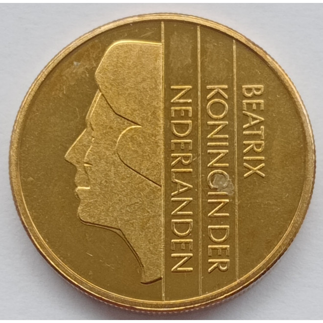 Rewers monety Holandia 5 Gulden 1994