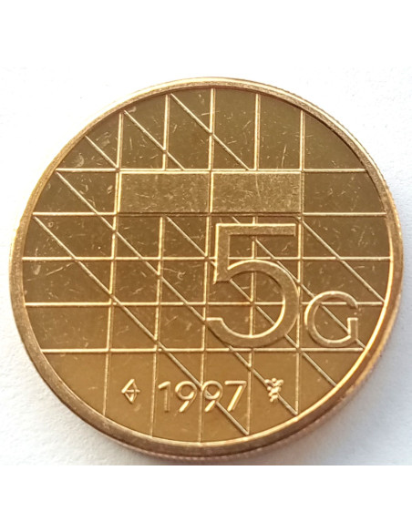 Moneta Holandia 5 Gulden 1994