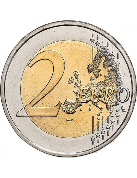 Rewers monety Holandia 2 euro 2007 50lecie Traktatu Rzymskiego Holandia