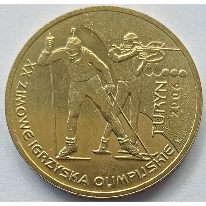 Moneta 2 zł 2006 - XX Zimowe Igrzyska Olimpijskie: Turyn 2006