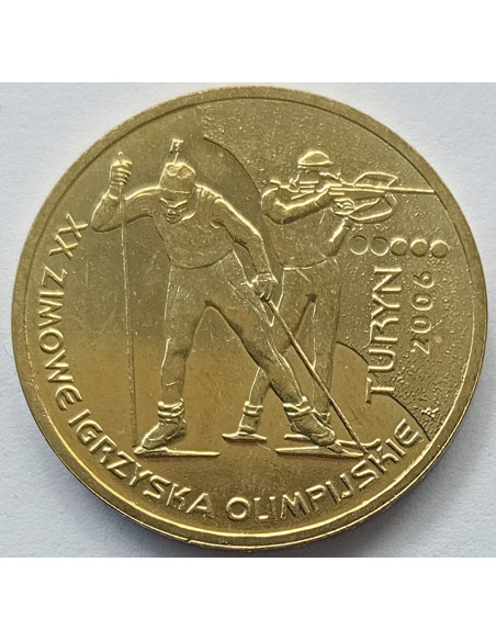 Moneta 2 zł 2006 - XX Zimowe Igrzyska Olimpijskie: Turyn 2006