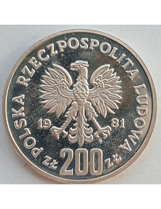 Moneta 200 Złotych 1981 Bolesław II Śmiały 2