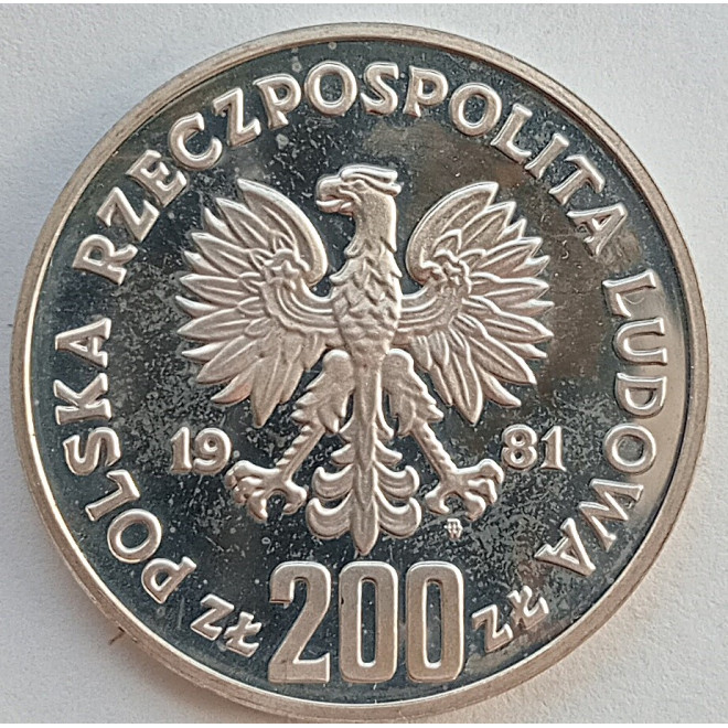 Moneta 200 Złotych 1981 Bolesław II Śmiały
