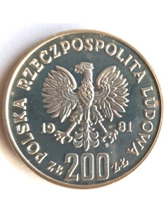 Moneta 200 Złotych 1981 Bolesław II Śmiały 2