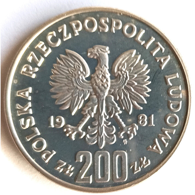 Moneta 200 Złotych 1981 Bolesław II Śmiały