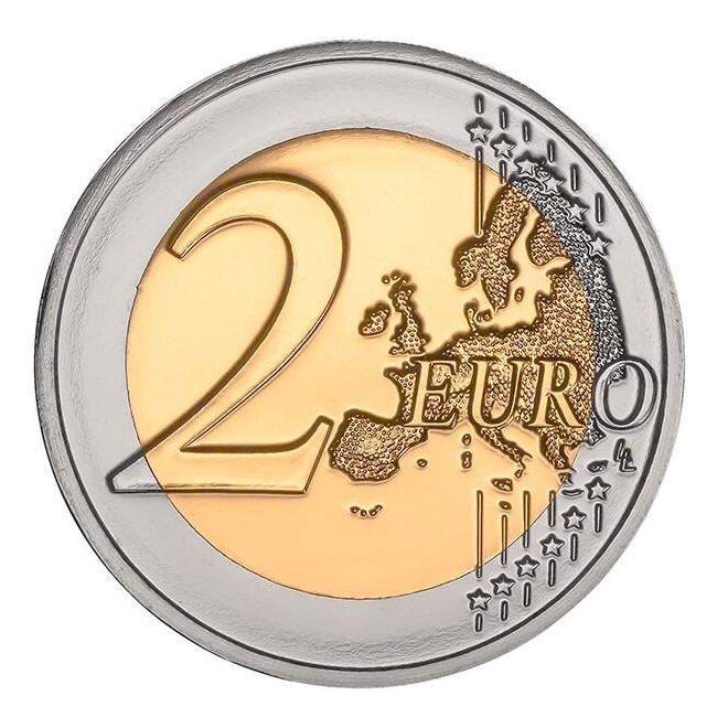 Rewers monety Portugalia 2 euro 2021 Portugalska reprezentacja na Igrzyskach Olimpijskich w Tokio