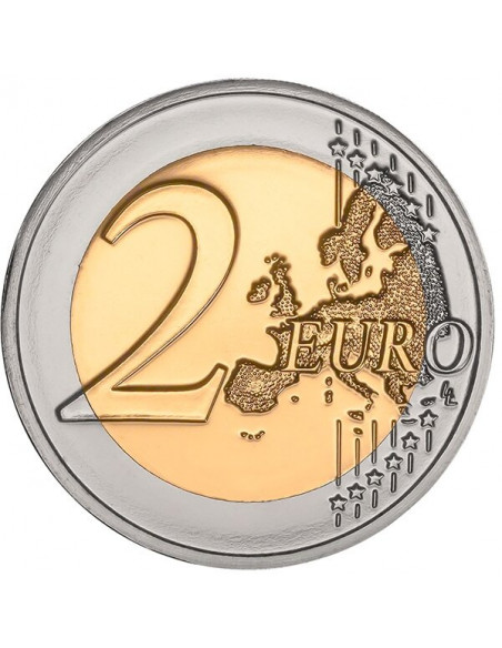 Rewers monety Portugalia 2 euro 2021 Portugalska reprezentacja na Igrzyskach Olimpijskich w Tokio