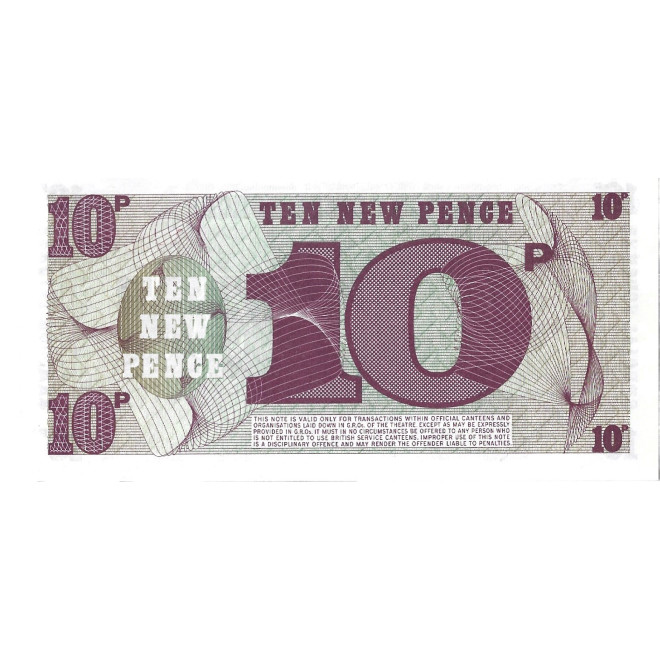 Banknot Wielka Brytania 10 Pensów (6. seria) 1972