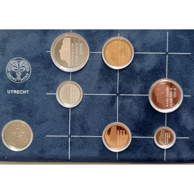 Moneta 1989 Różne Guldeny Zestaw PROOF