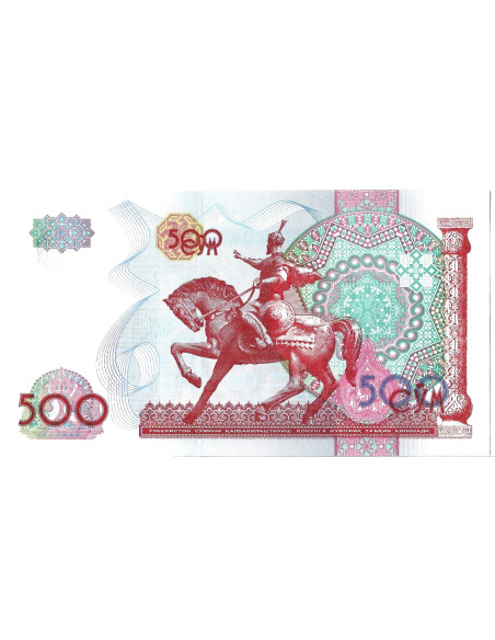 Banknot Uzbekistan 500 Som 1999 - UNC