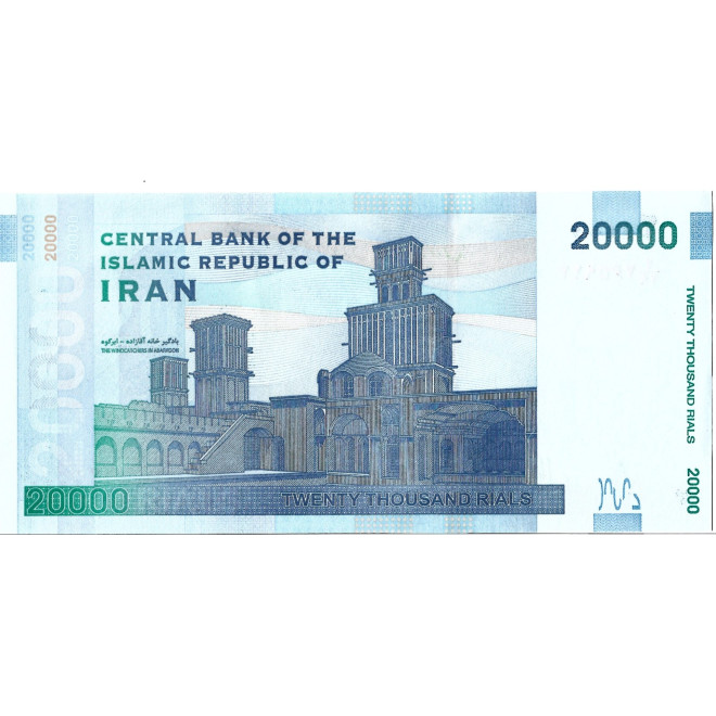 Banknot Iran 20 000 Rial 2019 - UNC