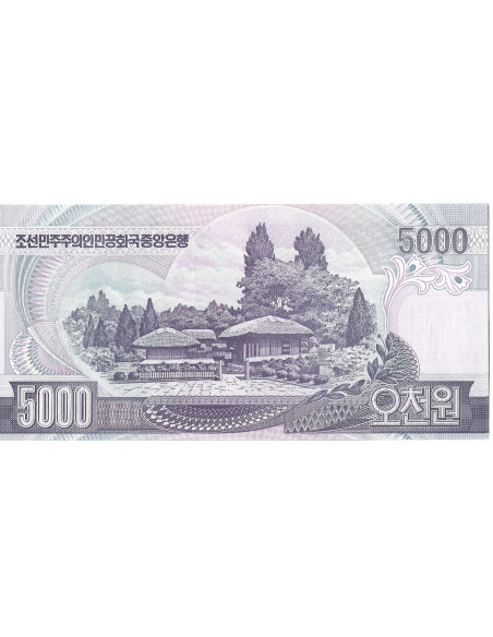 Banknot Korea Północna 5 000 Won 2006 - UNC