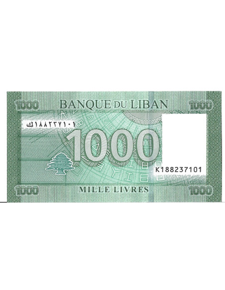Banknot Liban 1000 Funtów 2016 - UNC