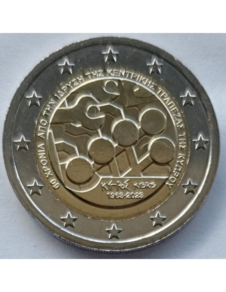 Moneta Cypr 2 euro 2022 35 lat programu Erasmus