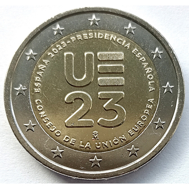 Moneta Hiszpania 2 euro 2023 UNESCO - Stare Miasto Cáceres