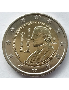 Moneta Grecja 2 euro 2022 200. rocznica uchwalenia pierwszej konstytucji Grecji