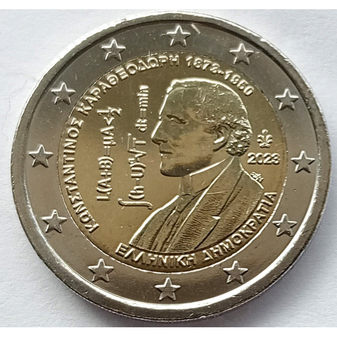 Moneta Grecja 2 euro 2022 200. rocznica uchwalenia pierwszej konstytucji Grecji