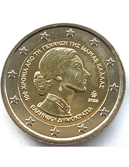 Moneta Grecja 2 euro 2022 200. rocznica uchwalenia pierwszej konstytucji Grecji