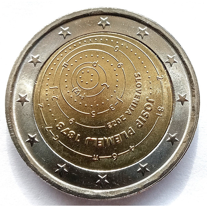 Moneta Słowenia 2 euro 2022 150. rocznica urodzin Josefa Plecnika