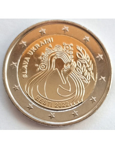 Moneta Estonia 2 euro 2022  35 lat programu Erasmus
