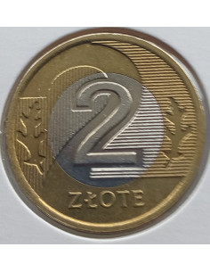 Moneta 2 zł 1995 - Zwierzęta świata: Sum (łac- Silurus glanis)