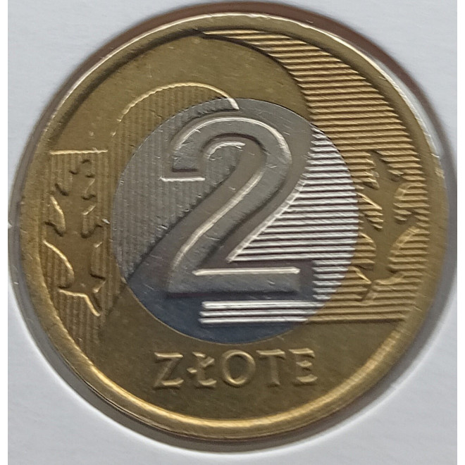 Moneta 2 zł 1995 - Zwierzęta świata: Sum (łac- Silurus glanis)