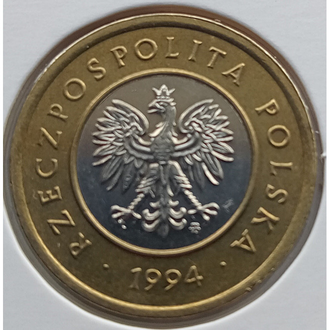 Moneta 2 zł 1995 - Zwierzęta świata: Sum (łac- Silurus glanis)