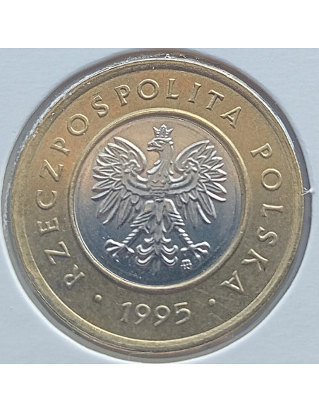 Moneta 2 zł 1995 - Zwierzęta świata: Sum (łac- Silurus glanis)