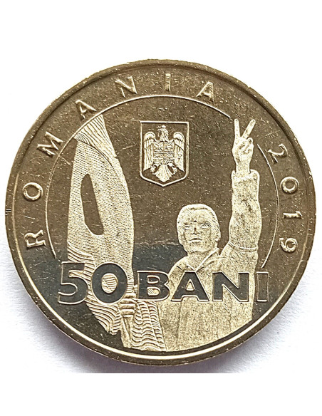 Moneta Rumunia 50 Bani 2019