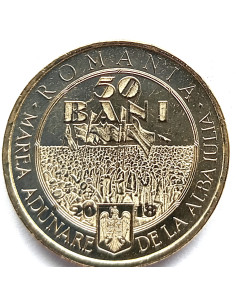 Moneta Rumunia 50 Bani 2019 2