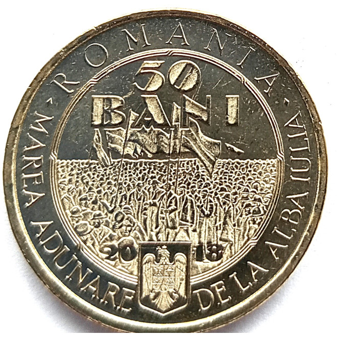 Moneta Rumunia 50 Bani 2019