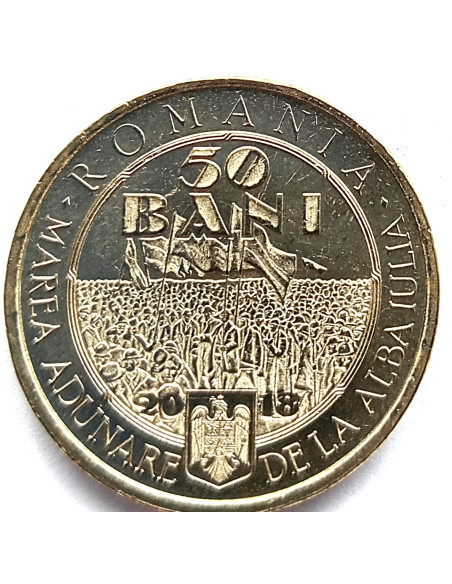 Moneta Rumunia 50 Bani 2019