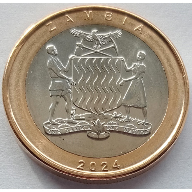 Moneta Zambia 1 Kwach 1992