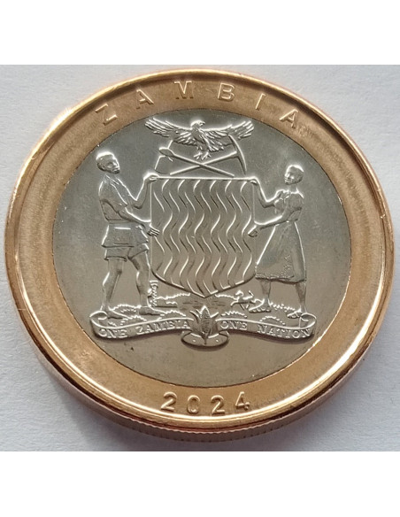 Moneta Zambia 1 Kwach 1992