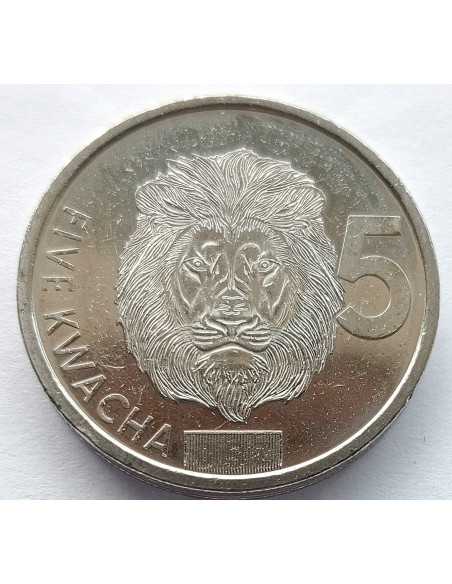 Moneta Zambia 1 Kwach 1992