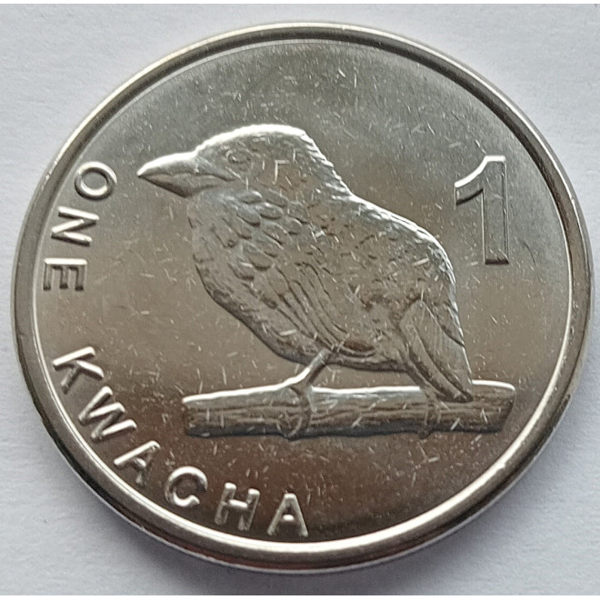 Moneta Zambia 1 Kwach 1992