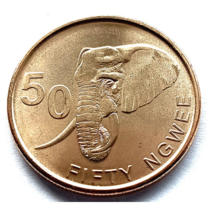 Moneta Zambia 1 Kwach 1992